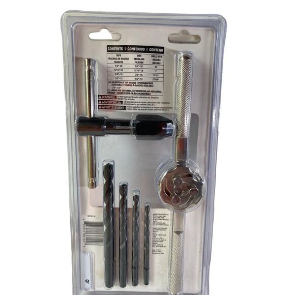 Dewalt 14pc SAE Fractional Tap and Hex Die Set DWA1452 - SEALED NOS - Picture 2 of 8